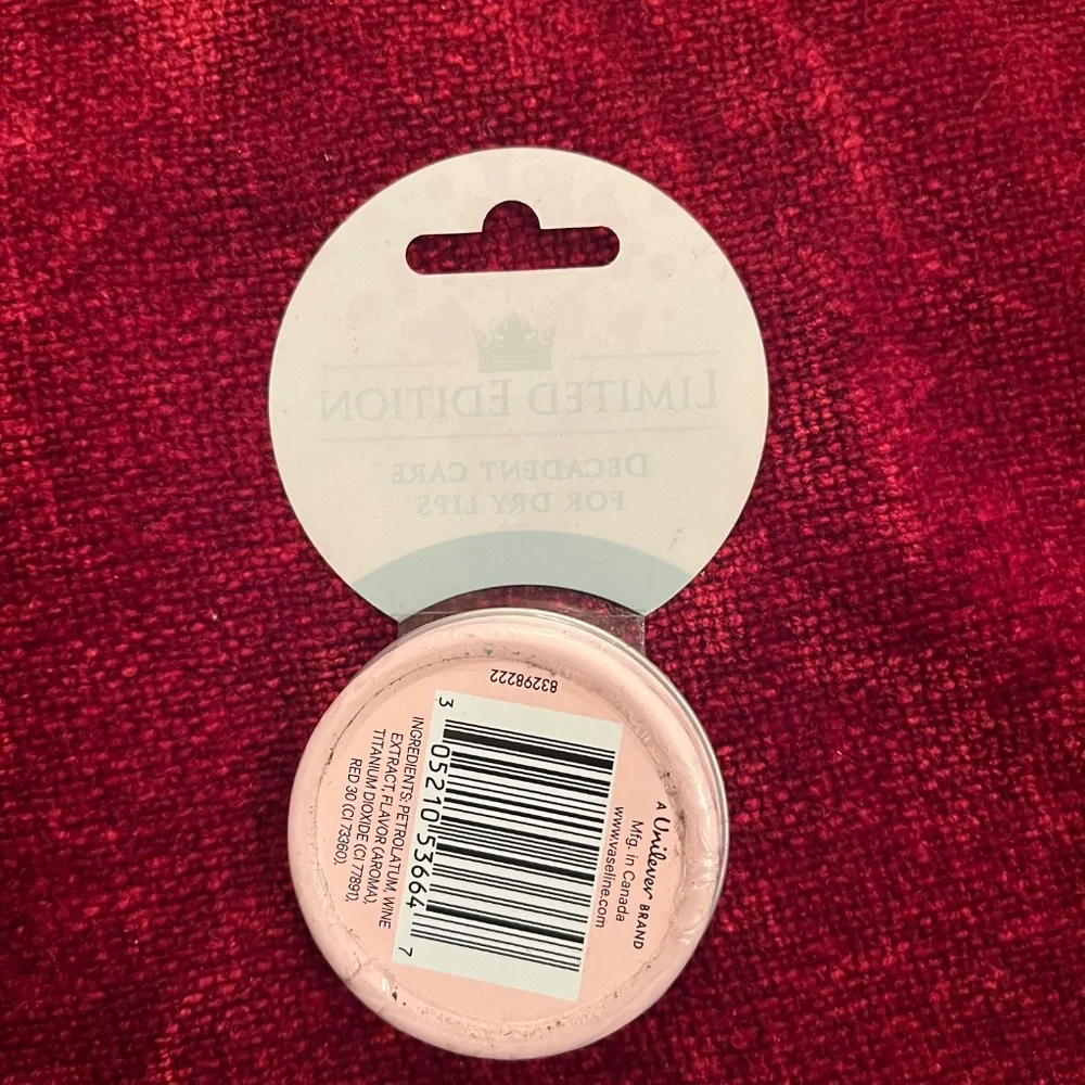 LIMITED EDITION Vaseline Lip Therapy Pink Bubbly – 0.6 oz Tin
